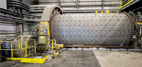 Metso 11'6" W X 22' L Ball Mill, 1100 Kw (1475 Hp))